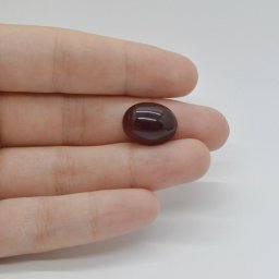 Cabochon Granat Hessonit 16x12x6mm C115