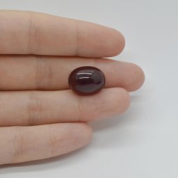 Cabochon Granat Hessonit 16x12x7mm C151