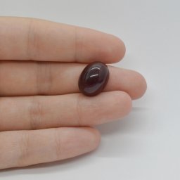 Cabochon Granat Hessonit 16x12x7mm C175