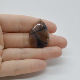 Cabochon Kiastolit 30x21x6mm C3
