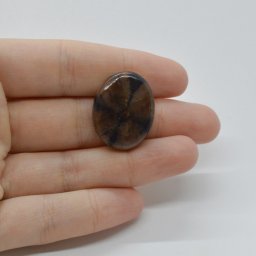 Cabochon Kiastolit 25x20x6mm C12