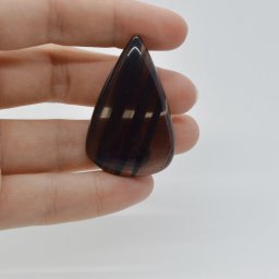 Cabochon Obsidian Midnight Lace 43x27x7mm C6