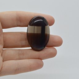 Cabochon Obsidian Midnight Lace 40x26x8mm C40