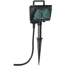 Prelungitor Brennenstuhl Ogrodowa power strip Erdspieß 2xSteck black