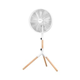 Ventilator cu suport Sencor 50W/230V alb/fag