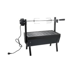 Grătar cu cărbuni cu motor 4W/230V negru