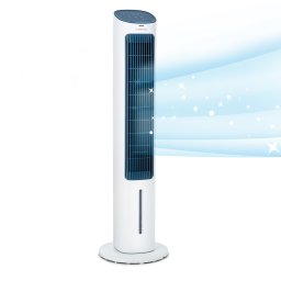 Klarstein Mistral, răcitor de aer 5 în 1, ventilator, umidificator, ionizator, 360 m³/h, telecomandă (ACO6-MistralW)