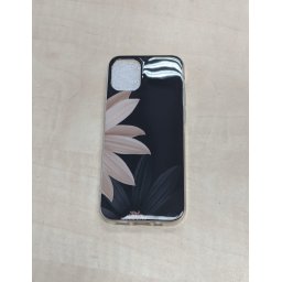 Husa telefon Plastic iPhone 12 Mini 5.4 black flower