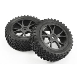 Roti automodele buggy 4x4 fata 1/10, FASTRAX, hex 12mm