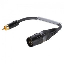 Adaptor audio RCA la XLR 3 pini T-T 0.15m, TRH7U0015-SW