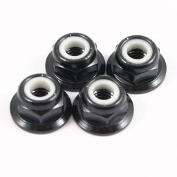 Set piulite roti tip M4 Fastrax din aluminiu pentru automodele rc