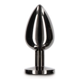 Taboom Butt Plug With Diamond Jewel Black L