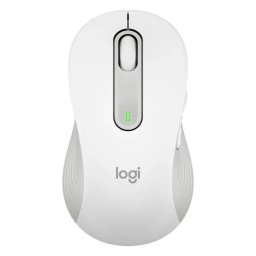 Mouse Logitech M650 L Silent (stangaci), Bluetooth, Wireless, Bolt USB receiver, Alb