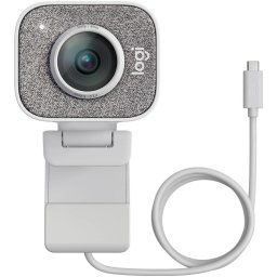 Camera web Logitech StreamCam, USB-C, Alb