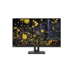 Monitor LED Lenovo ThinkVision E27q-20 27 inch 4 ms Negru 75 Hz, Negru