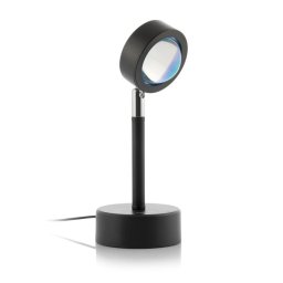 Proiector LED Sunset Sulam Innovagoods, simulare apus de soare, 3W, 260 lm, lumina calda, USB