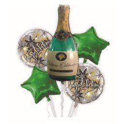 Set 5 baloane folie sampanie