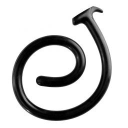 Ouch! Ass Snake Dildo Black 100cm