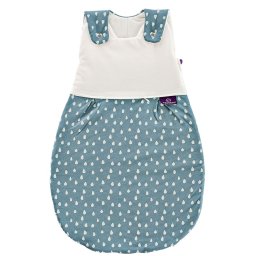 Sac de dormit Drops Ocean Blue - 80/86 cm