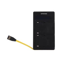 Încărcător Dual Sony NP-F970/F960/F950 USB PATONA