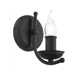 Lampă de perete LUCY 1xE14/60W/230V negru