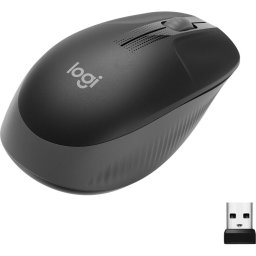 Mouse wireless Logitech M190, Charcoal