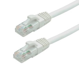 Patch cord Gigabit UTP cat6, 2.0m, alb - ASYTECH Networking TSY-PC-UTP6-2M-W