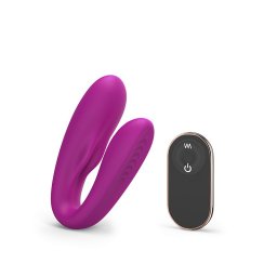 Love to Love Match Up Couple Vibrator with Remote Control Pink