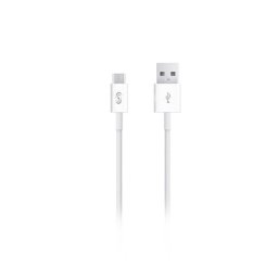 Cablu de date incarcare USB la Type C, 5A, Fonex, alb