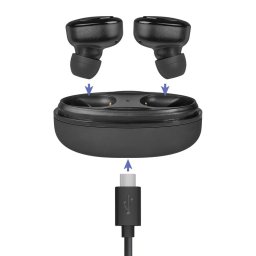 Casti bluetooth Defender Twins 635 TWS Wireless, Bluetooth V4.2, negru