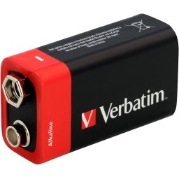 BATERIE VERBATIM 9V (9V), alcalina, 1 buc., "49924