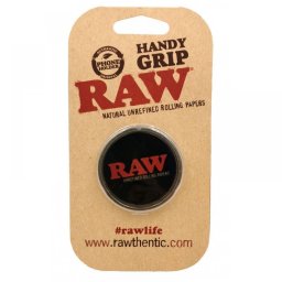 Suport adeziv Raw Black Handy Grip pentru telefon