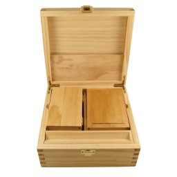 Cutie depozitare si polen 3 in 1 Rolling Supreme Deluxe Premium lemn