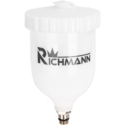 Vas plastic rezerva pentru pistol vopsit C0857, 0.6 L, Richmann