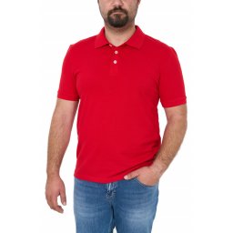 Tricou polo clasic, Patrik, rosu (Marime tricou: XL)