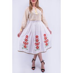 Fusta stilizata cu motive florale - Ionelia 5