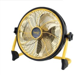 Ventilator de podea, cu acumulator, diametru 30 cm, 20 W, palete metalice, autonomie 3-10 ore de functionare