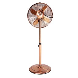 Ventilator cu Stativ, Retro Vent Max Copper, 3 trepte de viteza, 40W, inaltime reglabila
