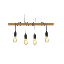 Lustra WOODY 95041-4BR