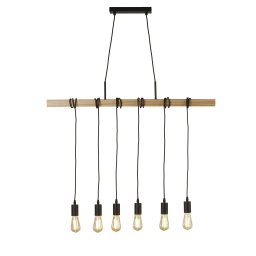 Lustra WOODY 95041-6BR