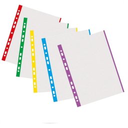 Folie protectie cu margine color, 100 folii/set DONAU