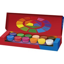 Guase 12 culori/set 20ml Faber-Castell