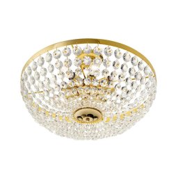 Lustră de cristal pe tijă VALERIE 8xE14/40W/230V 24K aurie Kolarz 960.18K.3