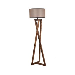 Lampadar MACKA 1xE27/60W/230V bej/maro