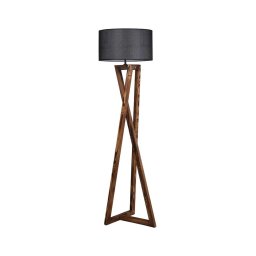 Lampadar MACKA 1xE27/60W/230V negru/maro