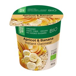 Activus Organic wholegrain oatmeal - Auga 60 g apricot banana