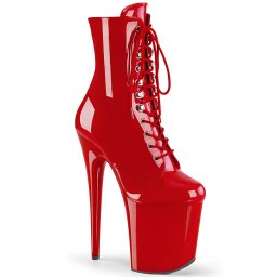 Pleaser Flamingo-1020 Red Pat/Red 39