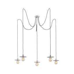 Lustră pe cablu CORSO 5xE27/15W/230V crom lucios Argon 2079