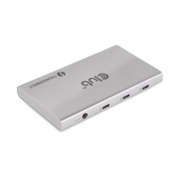 CLUB 3D Certified Thunderbolt™4 Portable 5-in-1 Hub with Smart Power