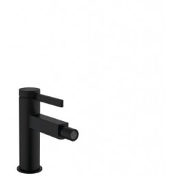 Baterie bideu Hansgrohe Finoris ventil push-open negru mat
